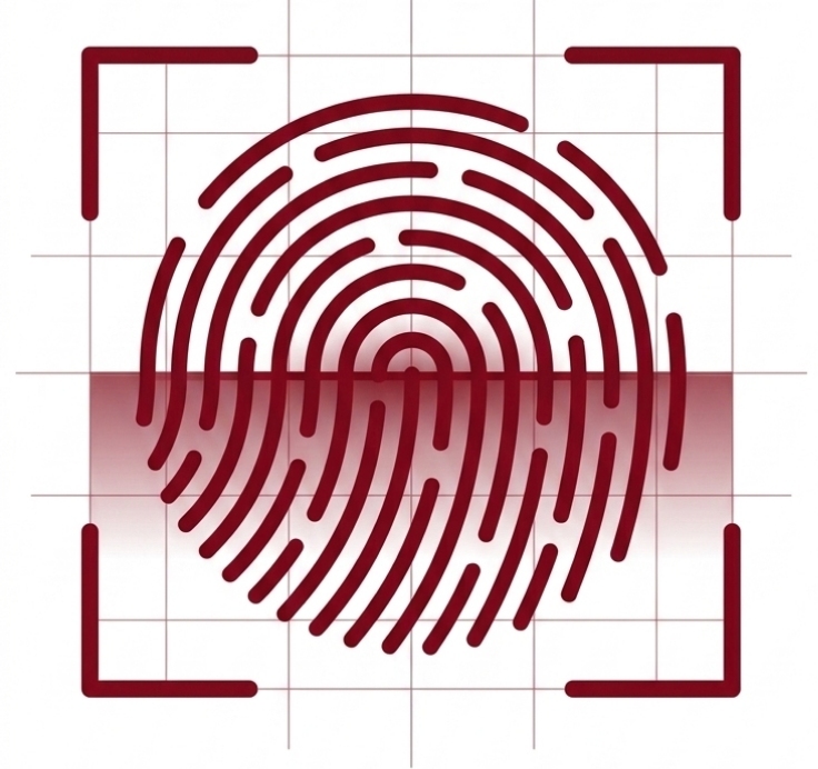 Biometric Fingerprint Button